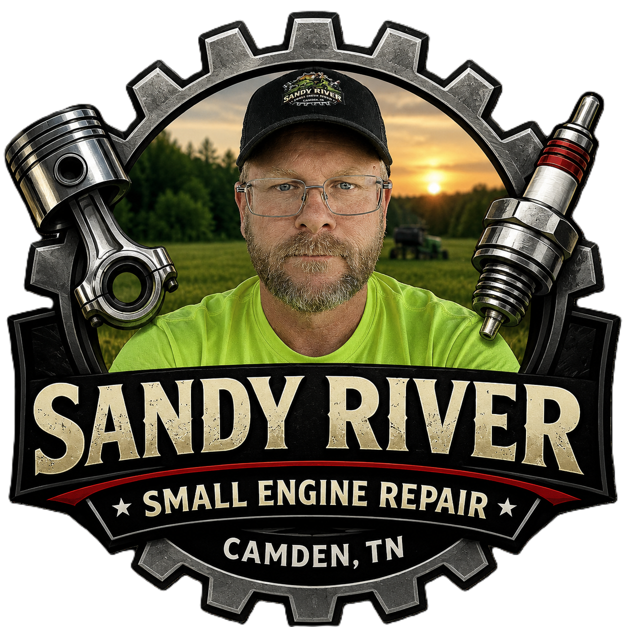 John Kamholz, owner of Sandy River Small Engine Repair